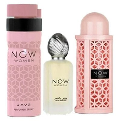 KIT PERFUME RAVE NOW PINK EAU DE PARFUM 3 PIEZAS