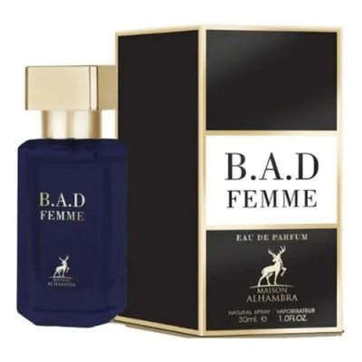 PERFUME MAISON ALHAMBRA BAD FEMME EAU DE PARFUM 30ML