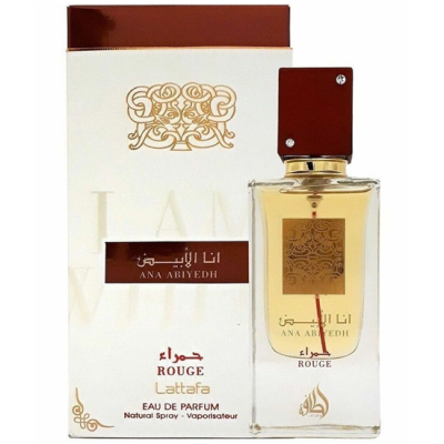 PERFUME LATTAFA ANA ABIYEDH ROUGE EAU DE PARFUM UNISSEX 60ML
