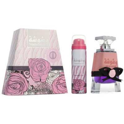KIT PERFUME LATTAFA WASHWASHAH EDP 100ML + DESODORANTE 50ML - FEMININO KIT PERFUME LATTAFA WASHWASHAH EDP 100ML + DESODORANTE 50ML - FEMININO